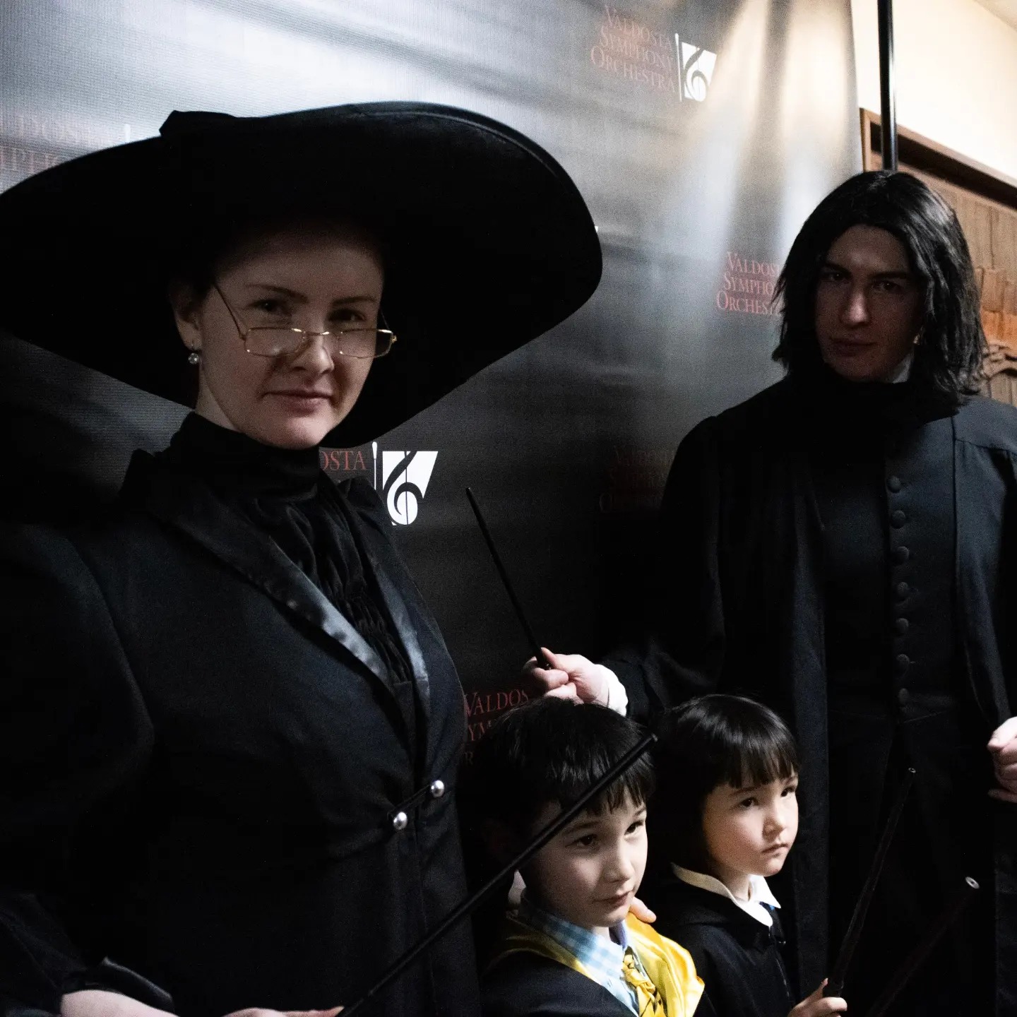 A family in costume at last year's VSO cosplay competition