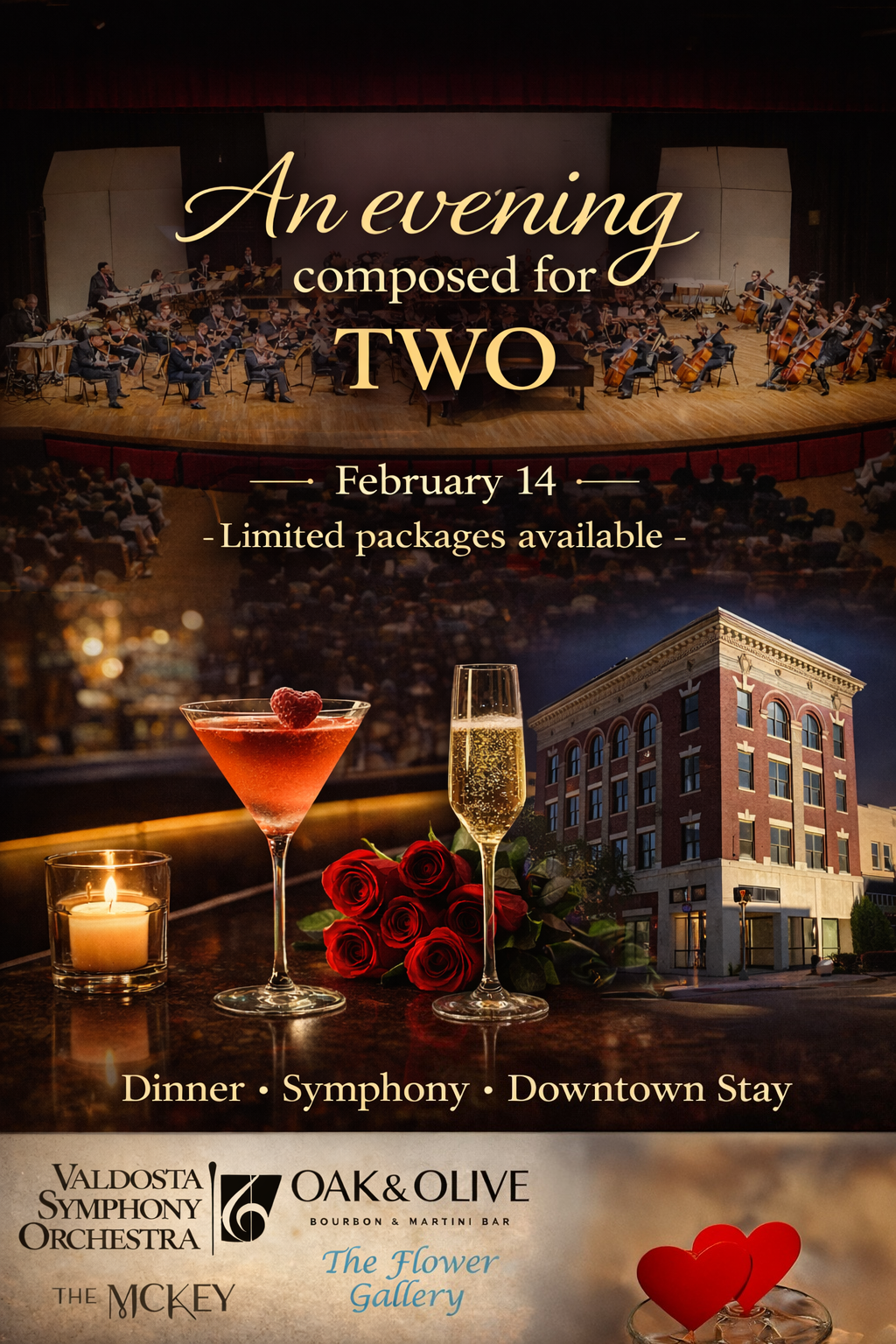 Poster with Handel, posing for his work 'Messiah.'